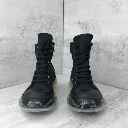 Rick Owens Abstract DRKSHDW High "Black Clear Sole"