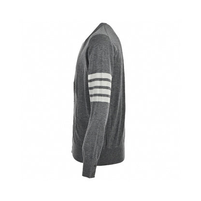 Thom Browne 4-Bar Cardigan "Dark Grey"