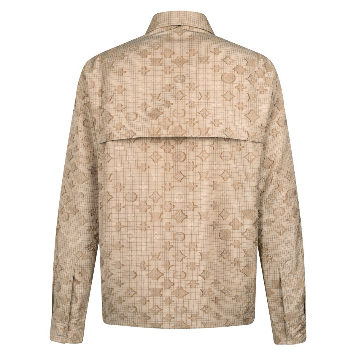 Louis Vutton Monogram Ripstop Zippered Overshirt "Sandy Beige"
