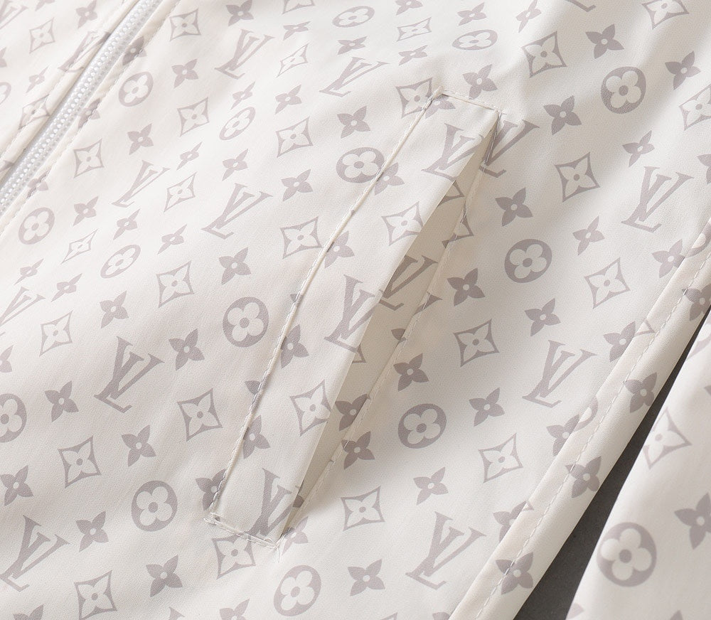 Louis Vuitton Monogram Windbreaker Jacket "White"