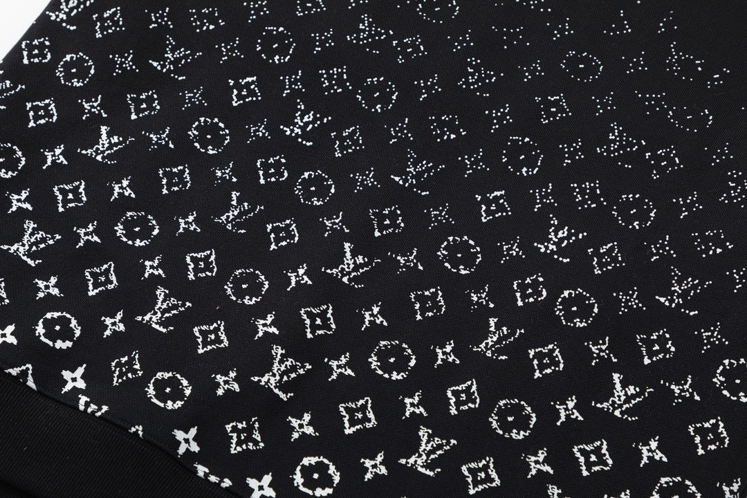 Louis Vuitton Gradient Monogram Sweatshirt "Black-White"