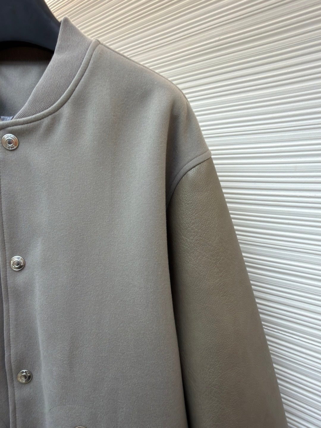 Dior And Hylton Nel Varsity Jacket "Beige"