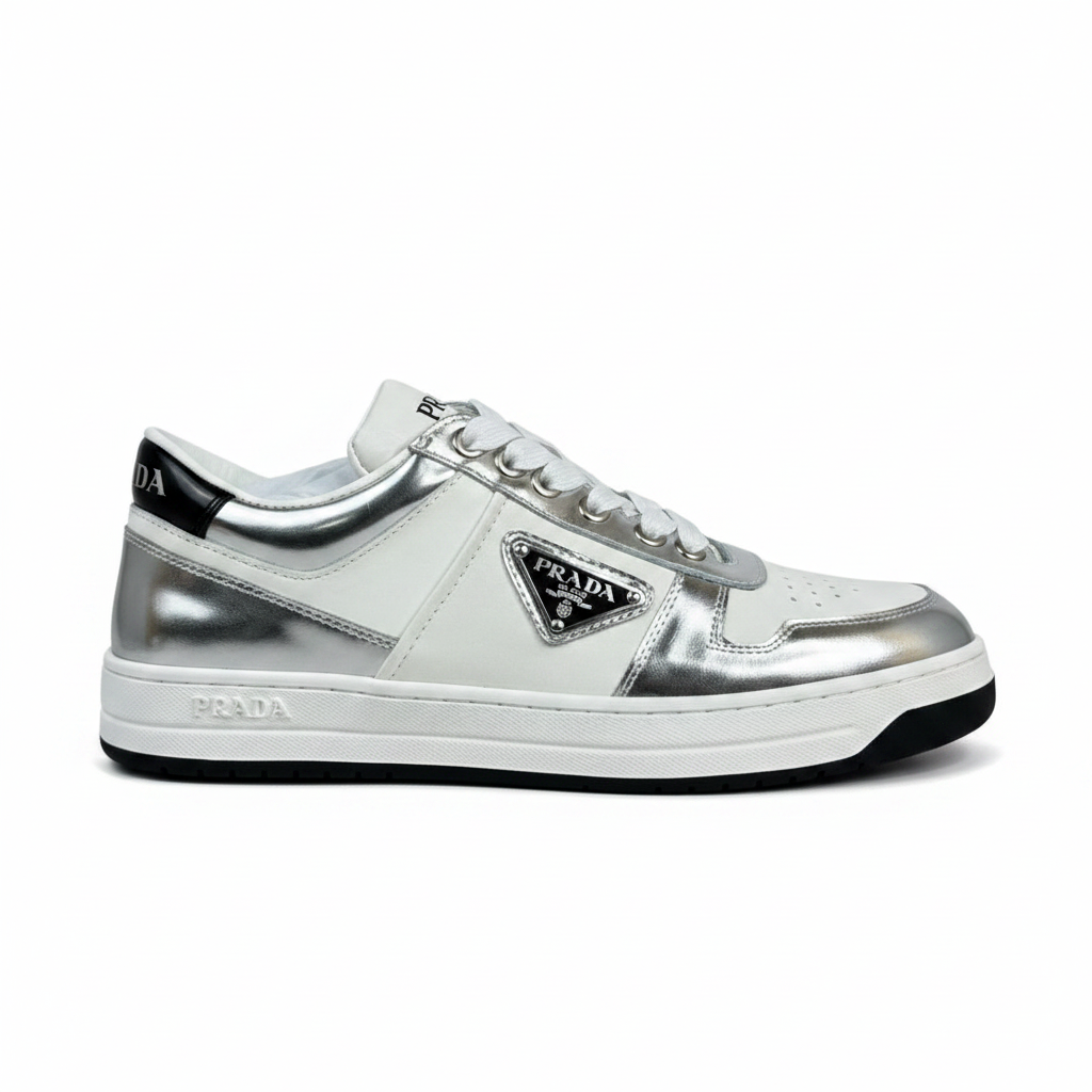 Prada Downtown "White-Silver"