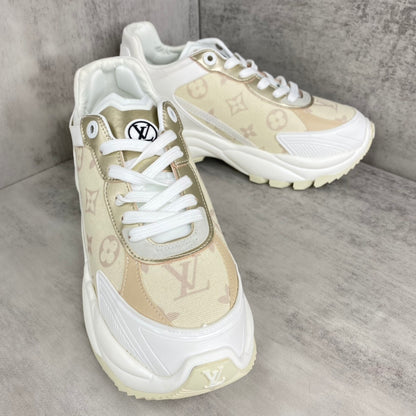 Louis Vuitton Run 55 "White-Gold-Beige"