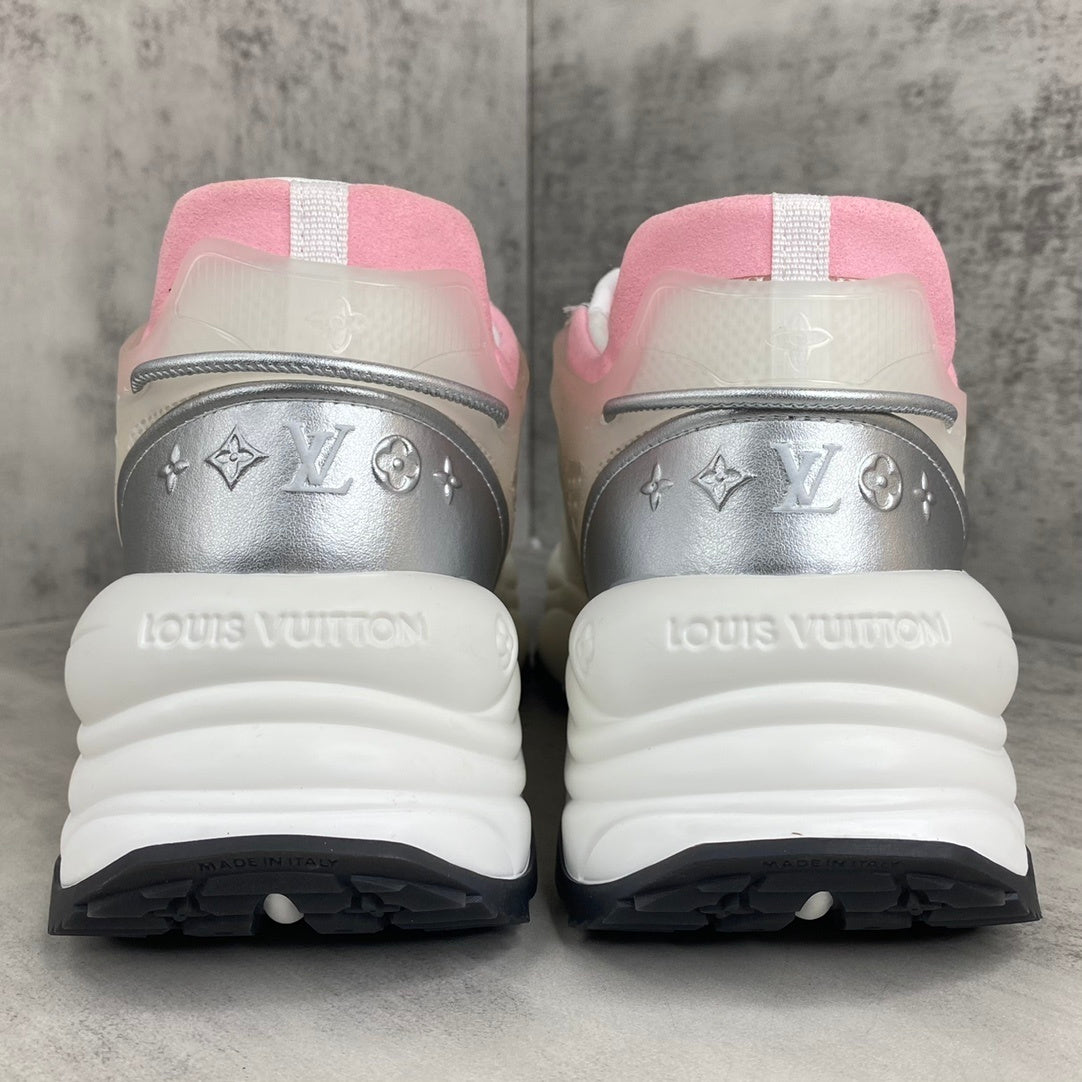 Louis Vuitton Run 55 "White-Silver-Pink"