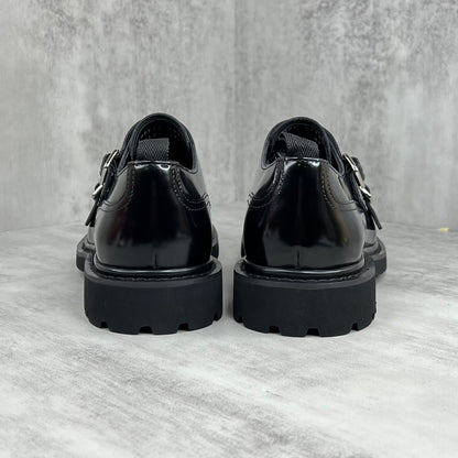 Dior Leather Double Monk Strap "Black"