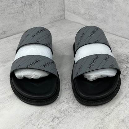 Balenciaga Slides "Black-Grey"
