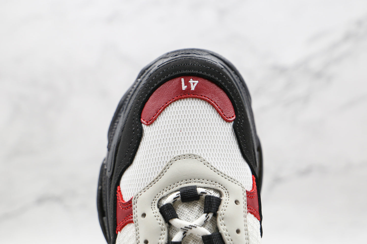 Balenciaga Triple S "White-Red-Black"
