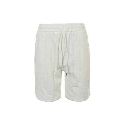 Dior Monogram Jacquard Toweling Shorts "White"