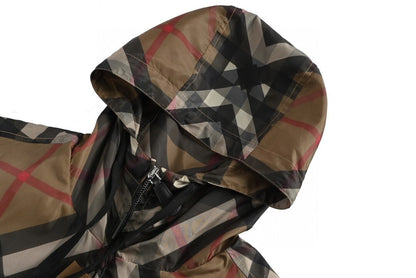 Burberry Drawstring Windbreaker Jacket "Beige"