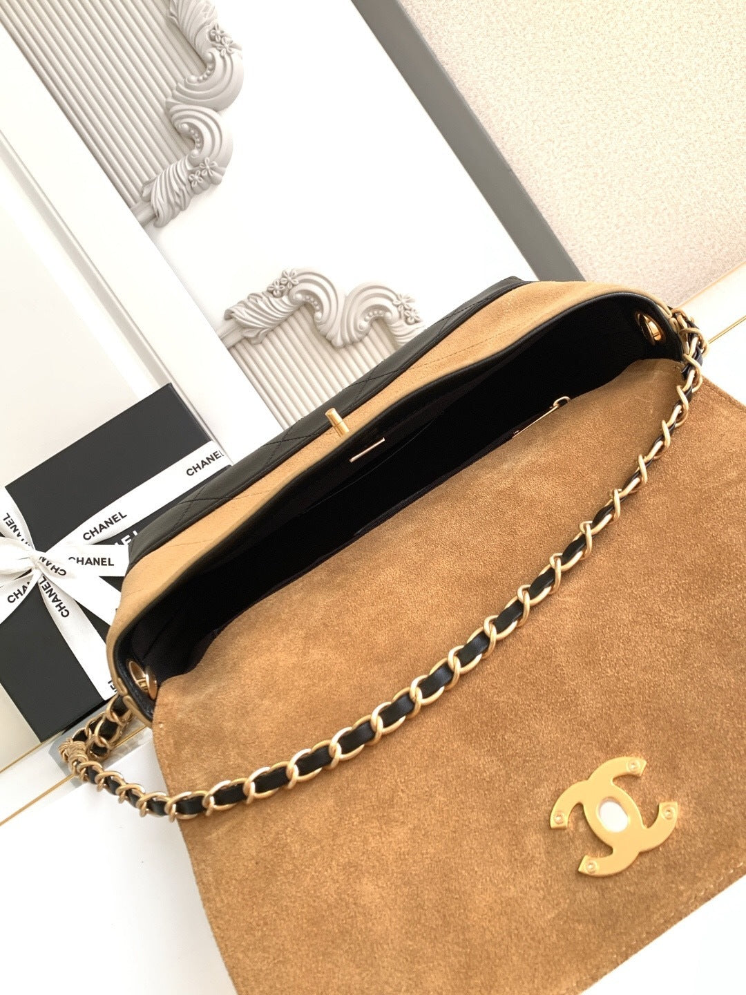 Chanel Flap Bag with Top Handle