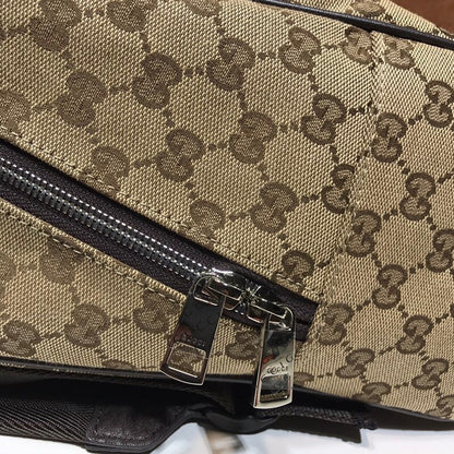 Gucci GG Monogram Canvas Backpack