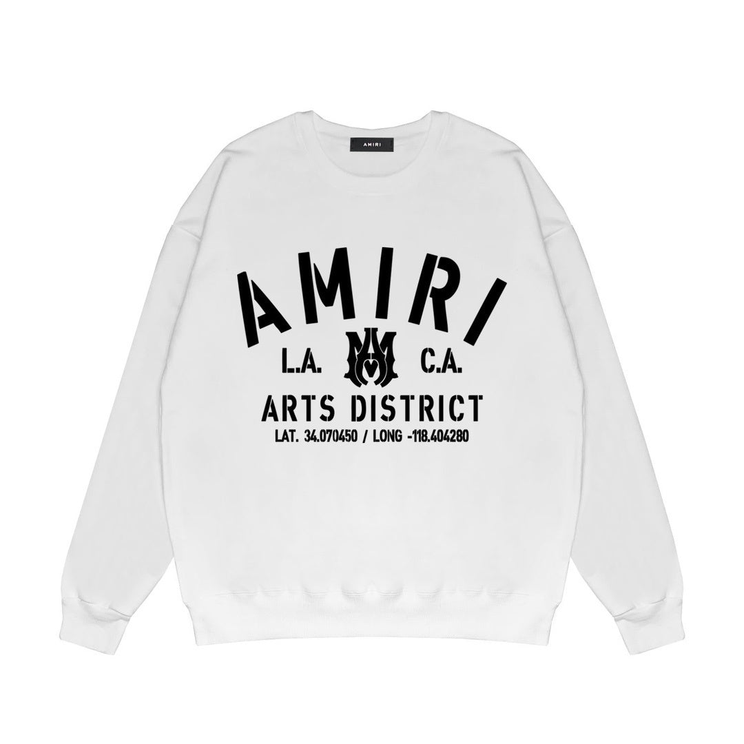 Amiri Arts District Sweatshirt "White-Black"