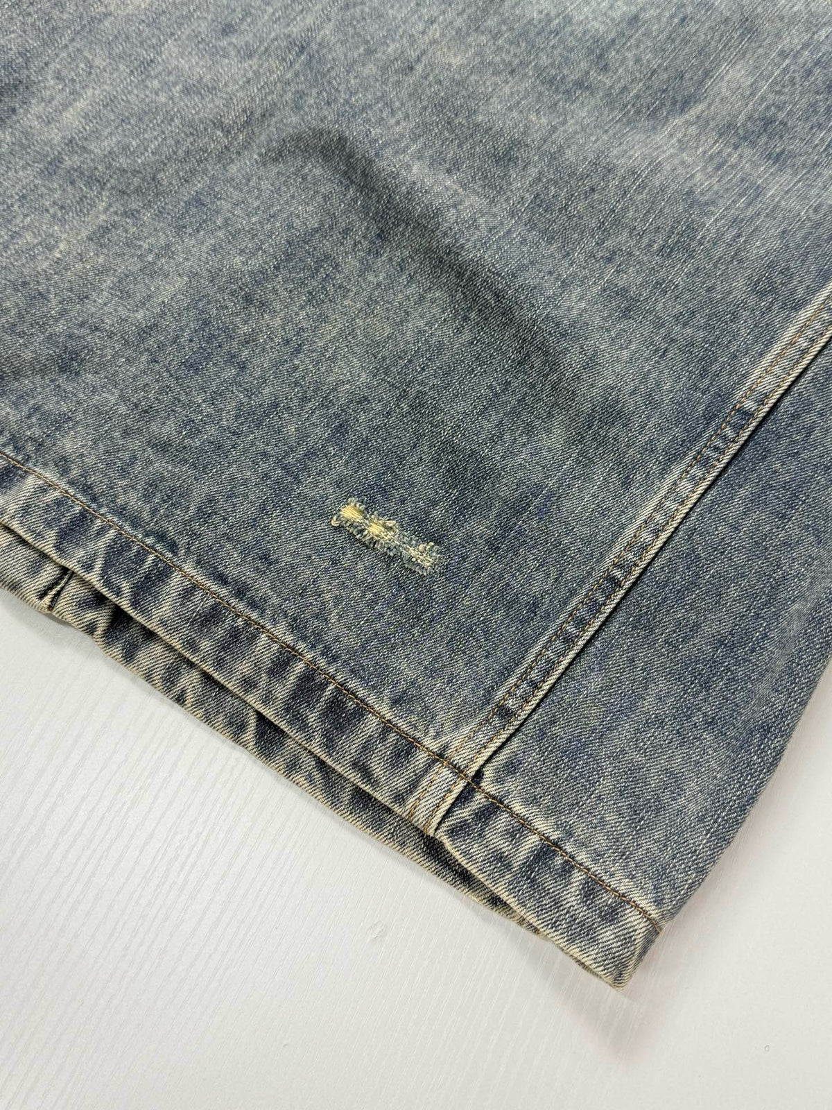 Dior Overshirt with Patchwork Effect "Blue Cotton Twill"