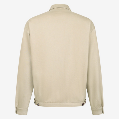 Prada Denim Blouson Jacket "Sand"