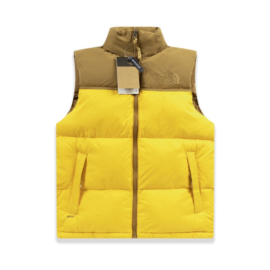 The North Face Nuptse 700 Down Vest "Yellow-Brown"