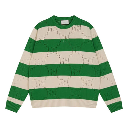 Gucci GG Sweater "Green-Ivory"