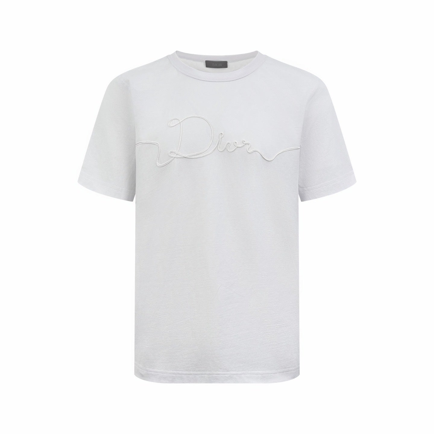 Dior Ribbon T-Shirt "White Cotton Jersey"