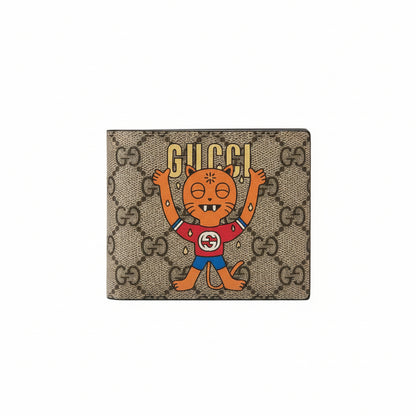 Gucci GG Supreme Cat Print Wallet