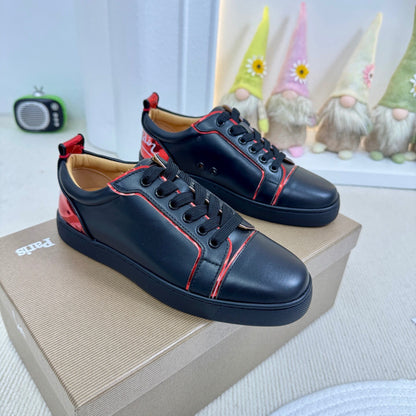 Christian Louboutin Fun Louis Junior "Black-Red"