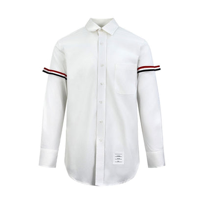 Thom Browne Cotton Armband Shirt "White"