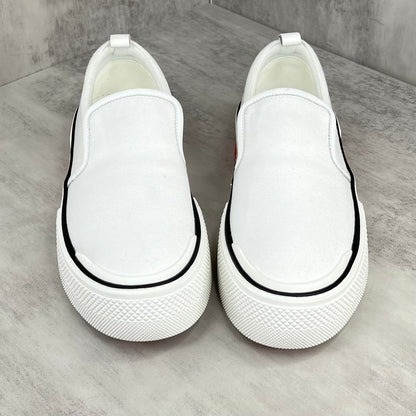 Hermes Gliss Slip-On "White"