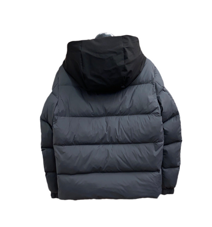 Monlcer Madeira Hooded Down Jacket "Grey-Black"