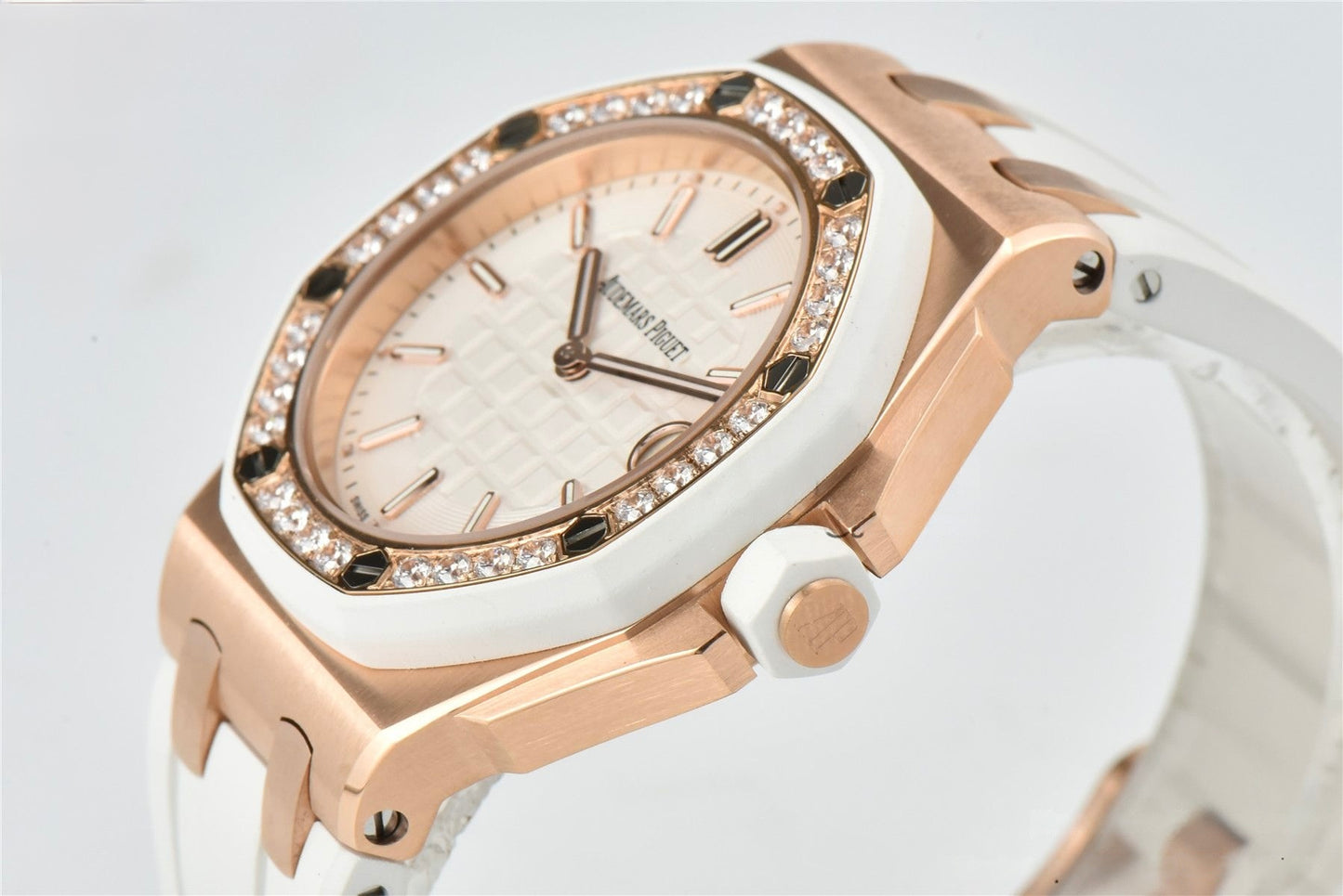 Audemars Piguet Royal Oak Offshore 37mm Rose Gold White Dial