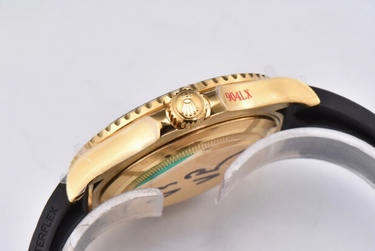 Rolex Yacht-Master 42mm Oysterflex Strap Ceramic Bezel Black Dial