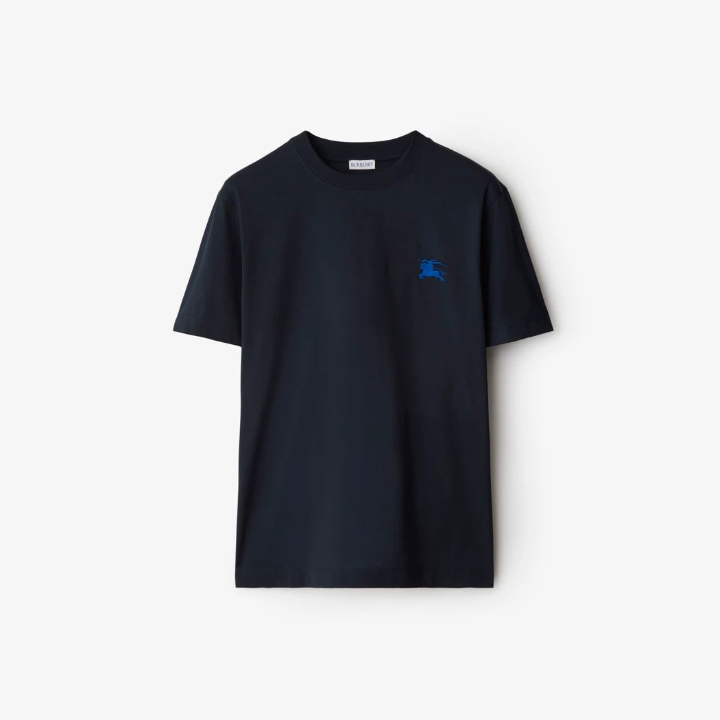 Burberry Cotton T-Shirt "Navy Blue"