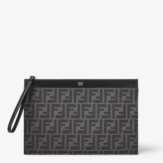 Fendi FF Jacquard Flat Pouch