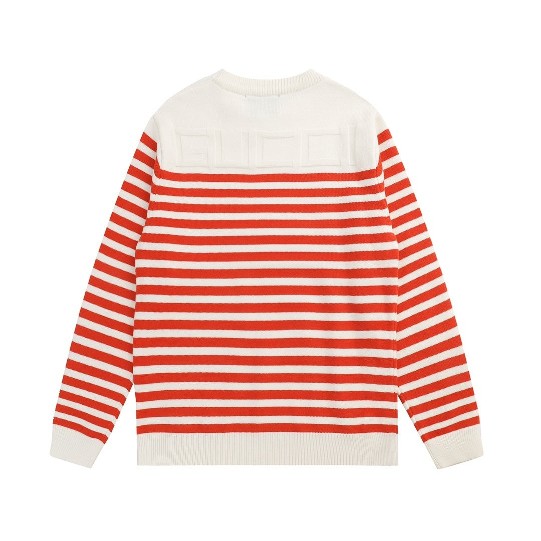 Gucci Striped Sweater "Ivory