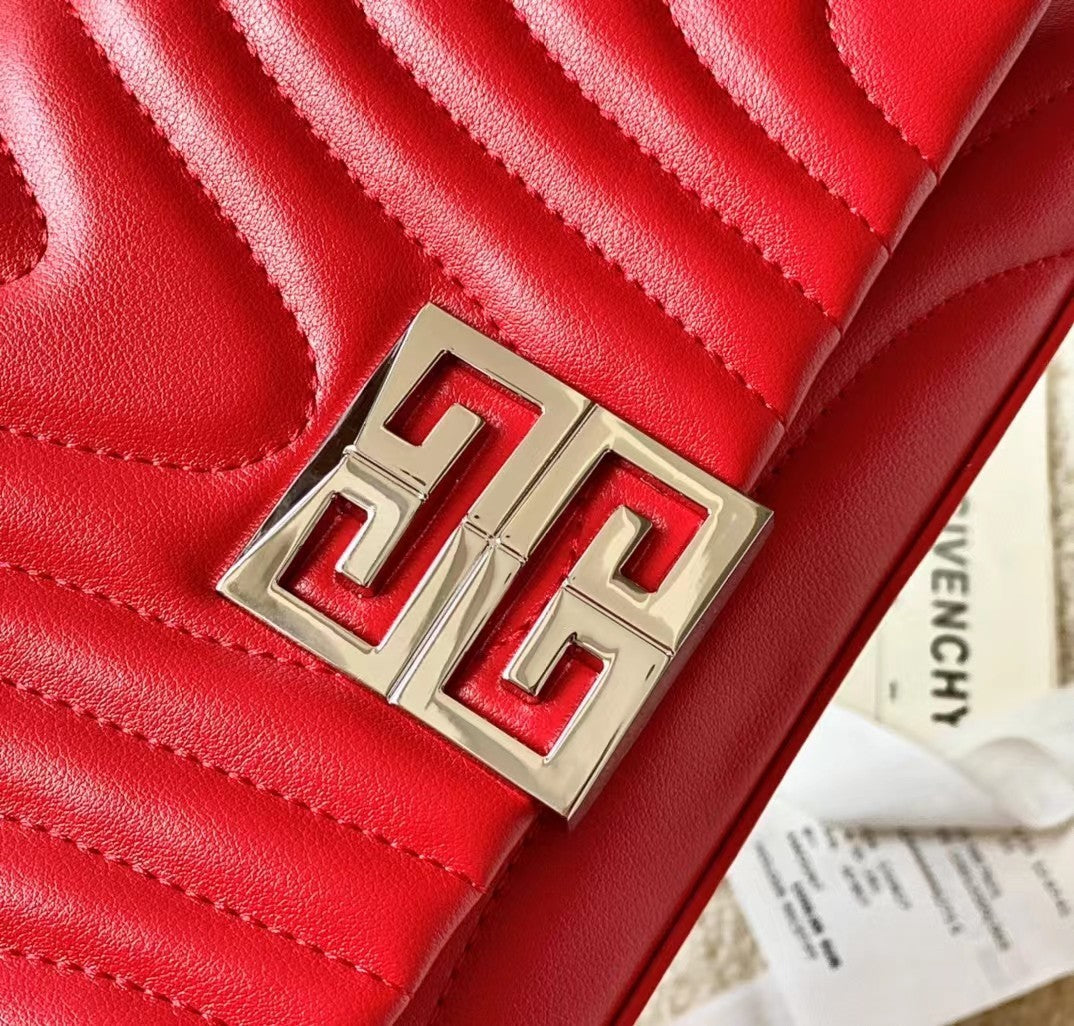 Givenchy Quilted Leather 4G Chain Shoulder Bag