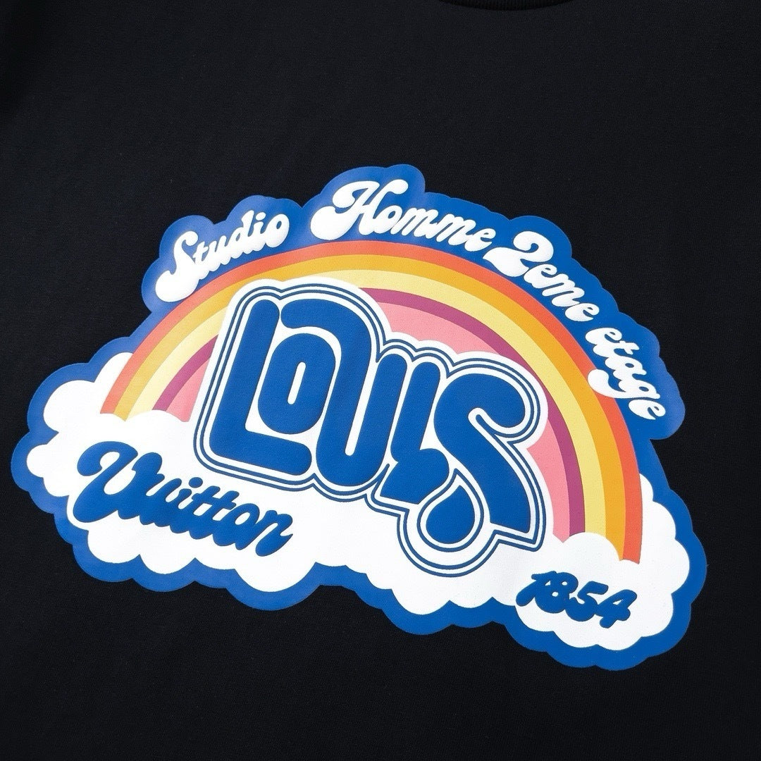 Louis Vuitton Rainbow Print T-Shirt "Black"
