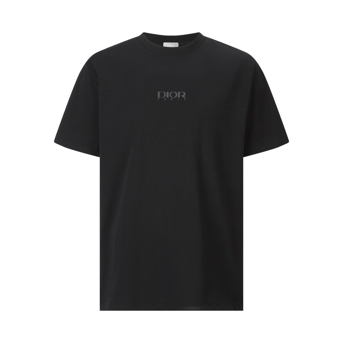 Dior and Descente T-Shirt "Black Cotton Jersey"