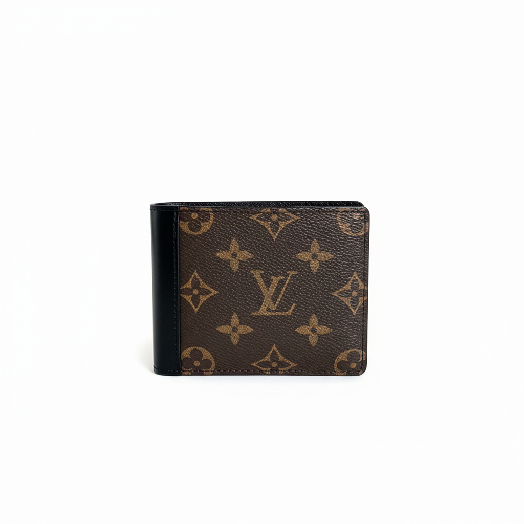 Louis Vuitton Multiple Wallet "Monogram Macassar Canvas"