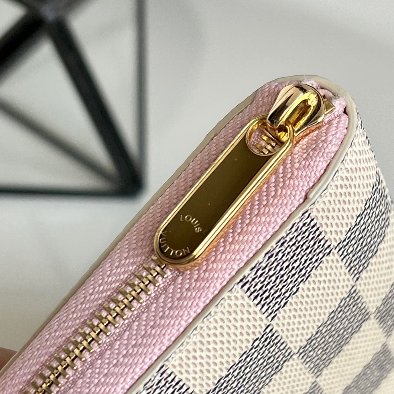 Louis Vuitton Zippy Coin Purse "Damier Azur"