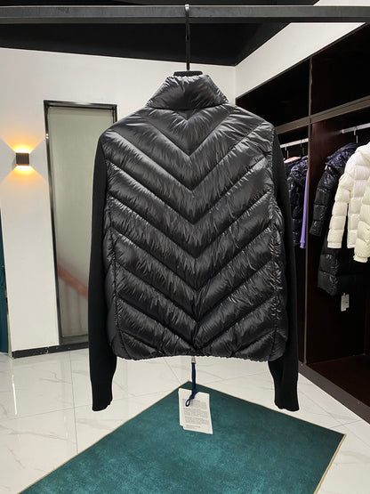 Moncler Hybrid Down Top "Black"