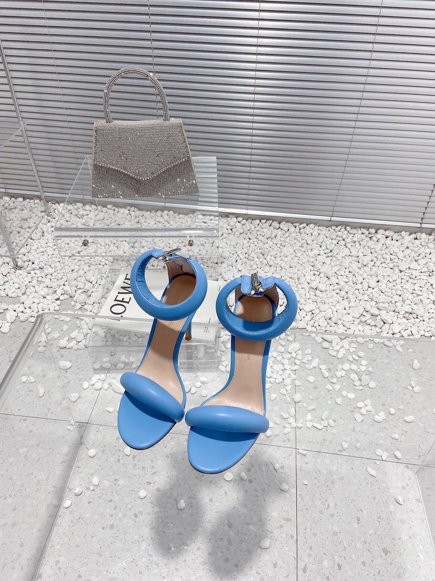 Gianvito Rossi Bijoux High Heels 100mm "Blue"