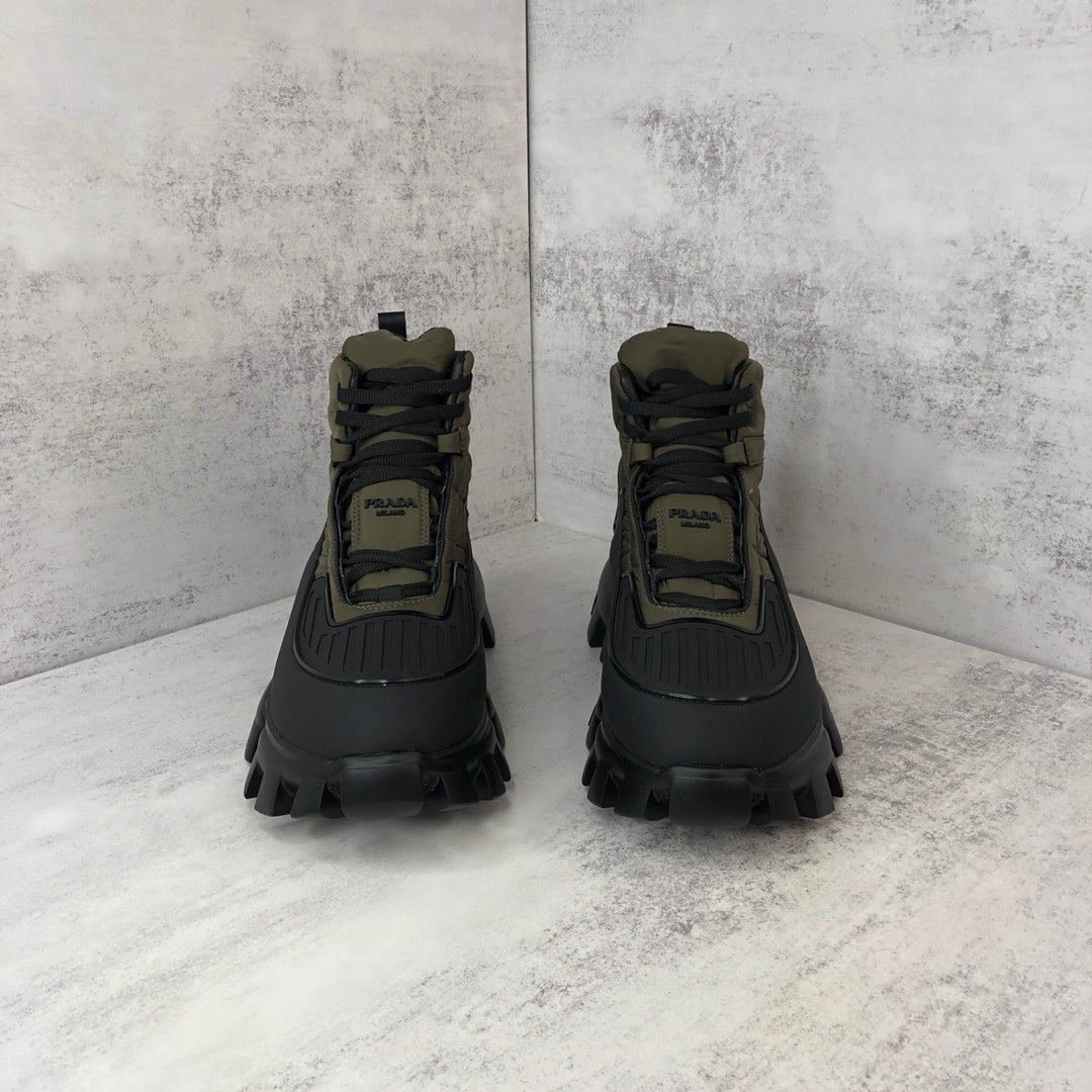 Prada Cloudbust Thunder High "Army Green-Black"