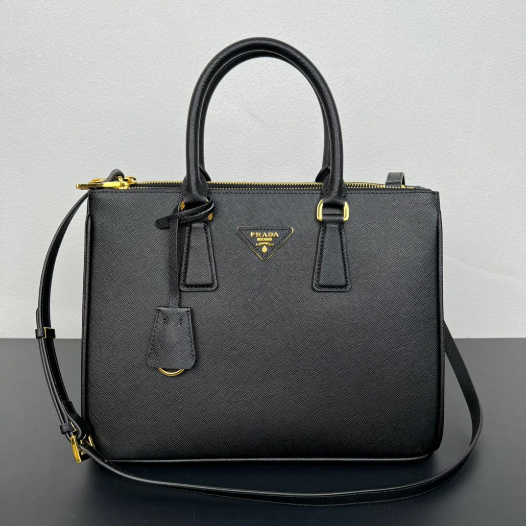 Prada Galleria Large Saffiano Leather Bag "Black"