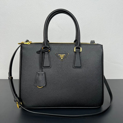Prada Galleria Large Saffiano Leather Bag "Black"