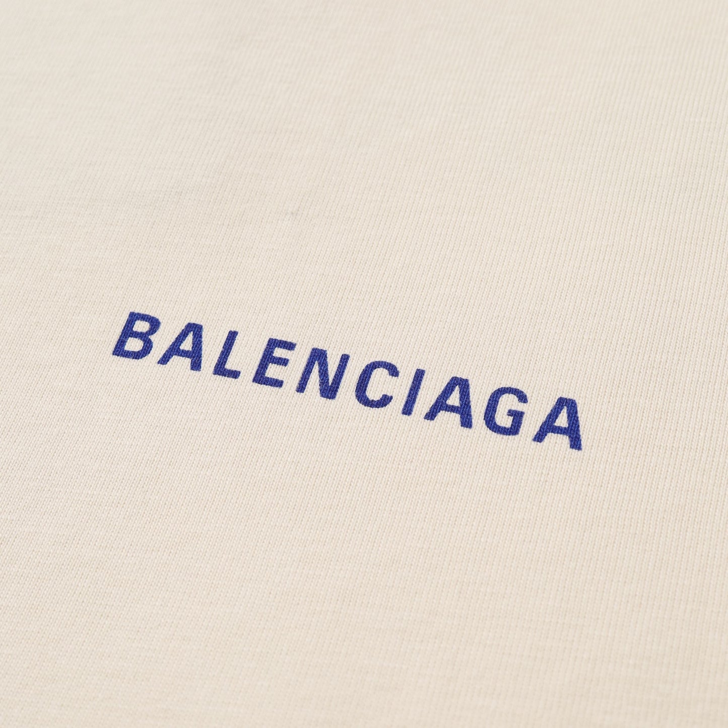 Balenciaga T-Shirt "Beige-Blue"