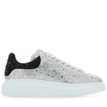 Alexander McQueen Oversized "Crystal Embellished White"