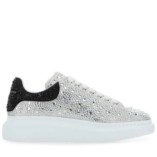 Alexander McQueen Oversized "Crystal Embellished White"
