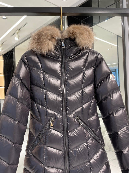 Moncler Fulmarus Long Down Jacket "Black"