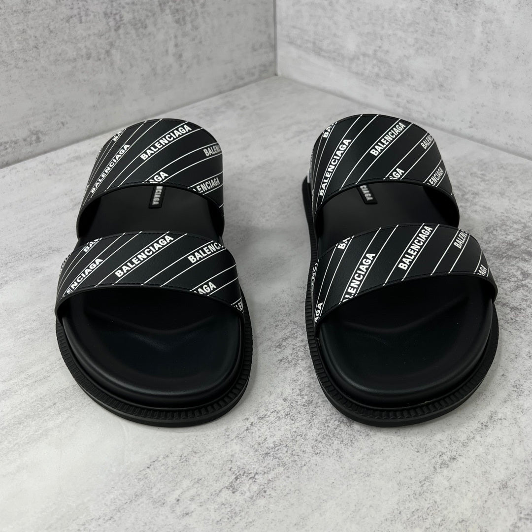 Balenciaga Slides "Black-White"