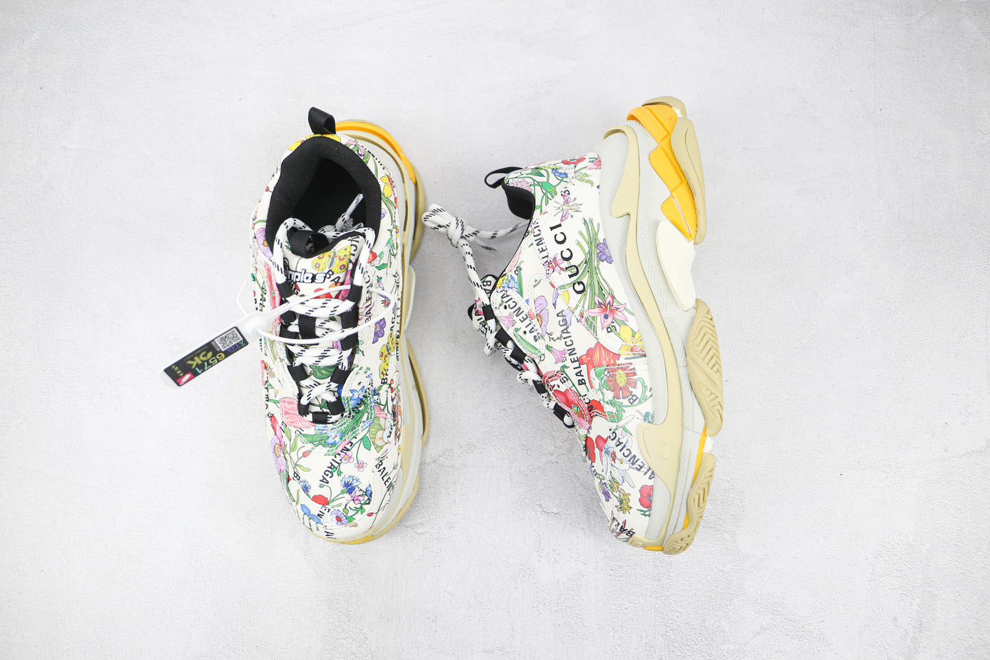 Balenciaga x Gucci Triple S "The Hacker Project Flora"