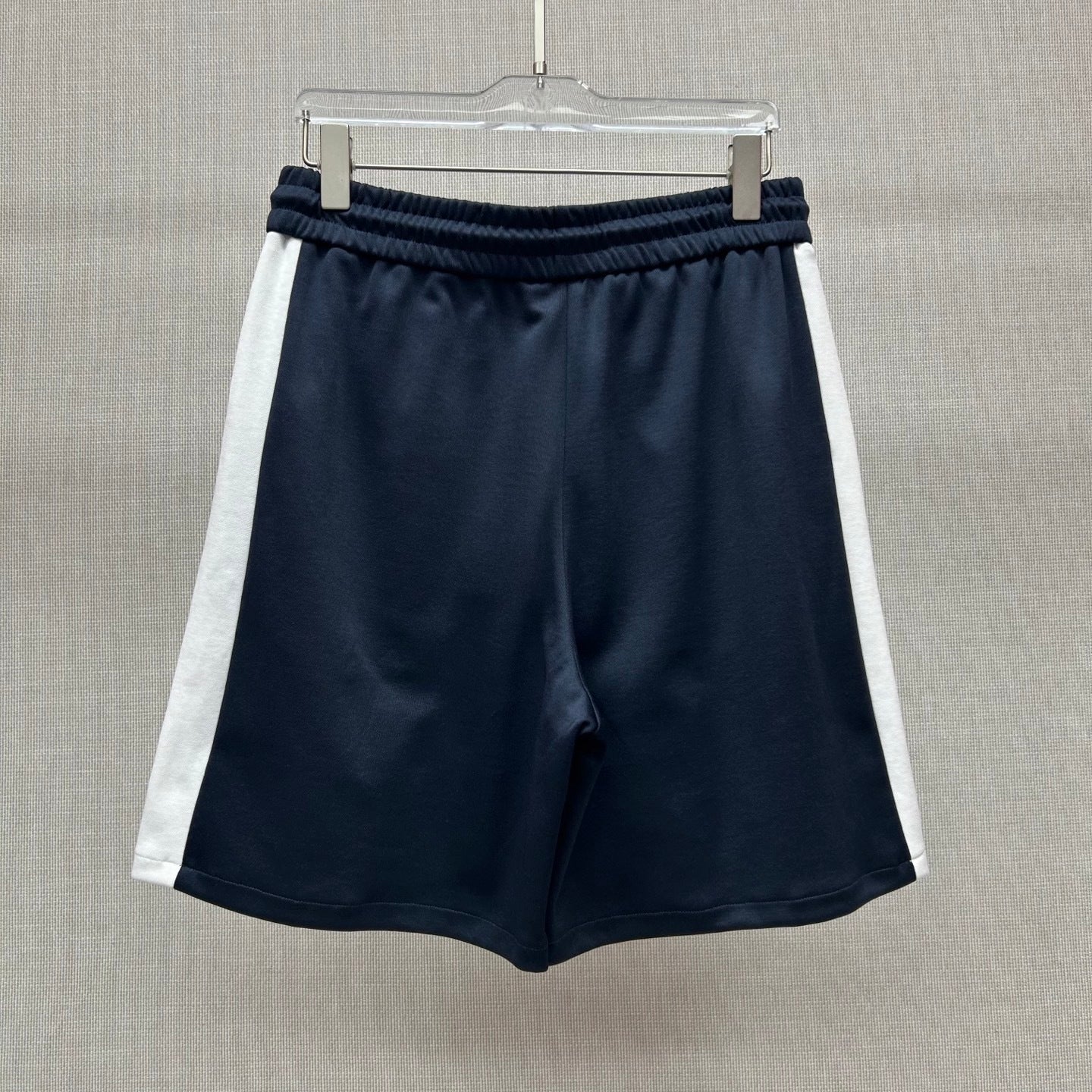 Gucci Technical Jersey Shorts with Embroidery "Navy-White"