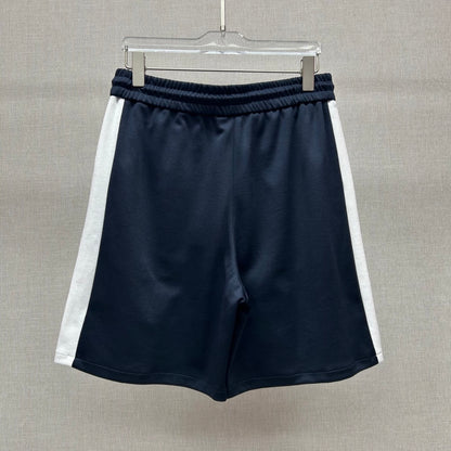 Gucci Technical Jersey Shorts with Embroidery "Navy-White"
